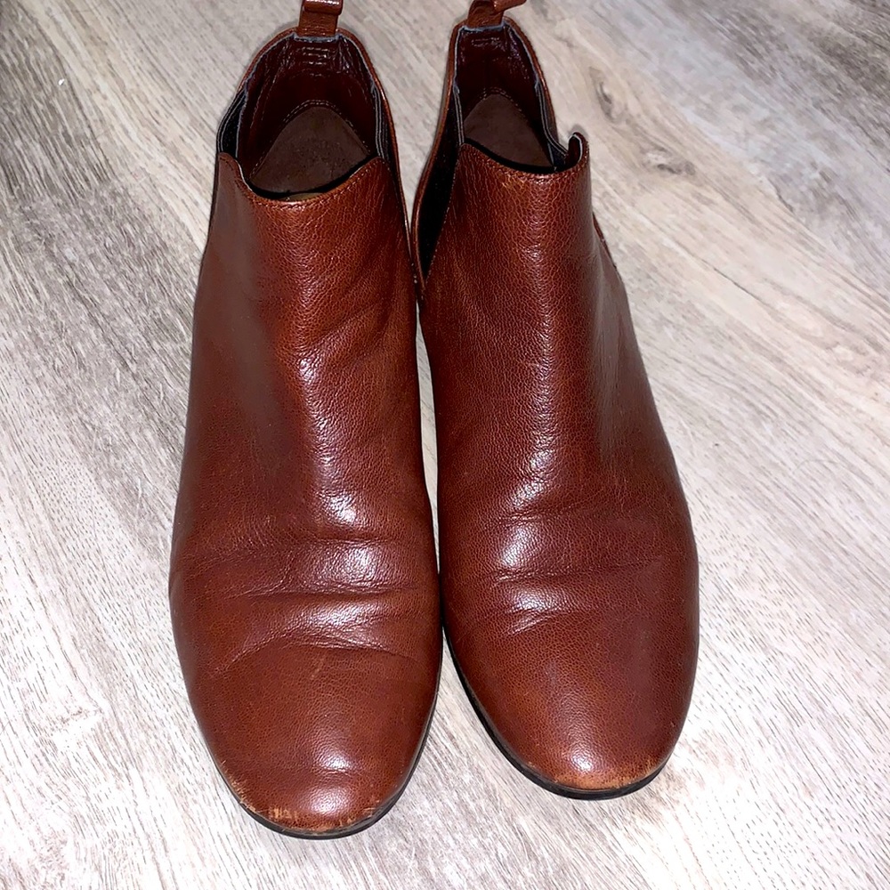 Cole Haan Brown Leather Ankle Boots 6.5B